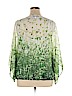 Alfani 100% Polyester Green Long Sleeve Blouse Size 0X - photo 2