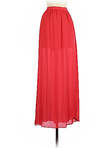 Waverly Grey Silk Skirt (view 1)