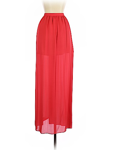 Waverly Grey Silk Skirt (view 2)