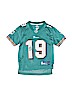 NFL 100% Nylon Graphic Teal Short Sleeve Jersey Size 8 - photo 1