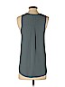 Lush 100% Polyester Gray Sleeveless Blouse Size XS - photo 2