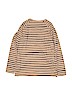 Zara Kids 100% Cotton Stripes Tan Long Sleeve T-Shirt Size 11 - 12 - photo 2