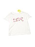 Crazy 8 Ivory Short Sleeve T-Shirt Size 10 - 12 - photo 1