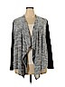 En Creme 100% Polyester Black Cardigan Size XL - photo 1