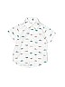 Carter's 100% Cotton White Short Sleeve Button-Down Shirt 0-3 MO / 3 MO - photo 1