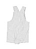 Unbranded 100% Cotton Stripes Gray Overall Shorts 3-6 MO / 6 MO - photo 1