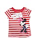 Disney 100% Cotton Red Short Sleeve T-Shirt Size 4 - photo 1