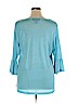 Susan Graver Blue 3/4 Sleeve Top Size XL - photo 2