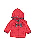 Under Armour 100% Polyester Red Zip Up Hoodie Size 3-6 mo - photo 1