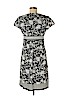 Ann Taylor LOFT 100% Polyester Black Casual Dress Size 8 (petite) - photo 2