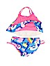 Justice Blue Two Piece Swimsuit Size 8 - photo 2
