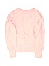 Hanna Andersson 100% Cotton Graphic Pink Pullover Sweater Size 10 - photo 2