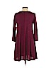 Poof! Burgundy Casual Dress Size S - photo 2