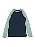 H&M 100% Cotton Blue Long Sleeve T-Shirt Size 12 - 14 - photo 1