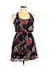 Eyeshadow 100% Polyester Black Casual Dress Size L - photo 1