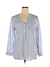 Old Navy 100% Cotton Blue Long Sleeve Button-Down Shirt Size XL - photo 1