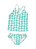 Raisins Teal Two Piece Swimsuit Size 10 - photo 1