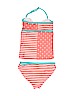 Johnnie b Red Two Piece Swimsuit Size 9 - 10 - photo 2