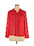 J.Crew Mercantile 100% Polyester Red Long Sleeve Button-Down Shirt Size 14 - photo 1