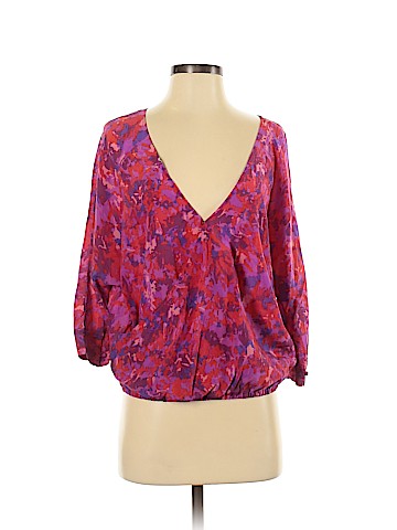 Joie 3/4 Sleeve Silk Top (view 1)