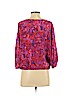 Joie 100% Silk Red 3/4 Sleeve Silk Top Size S - photo 2