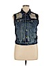 Assorted Brands Blue Denim Vest Size XL - photo 1