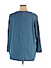 Ann Taylor LOFT Outlet Blue Sweatshirt Size XL - photo 2
