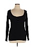 H&M Black Long Sleeve Henley Size XL - photo 1