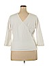 Soft Surroundings White 3/4 Sleeve Top Size 1X - photo 2