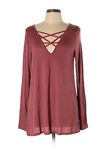 Charlotte Russe Long Sleeve Top (view 1)
