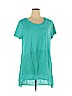 Orientique Naturally Teal Short Sleeve Top Size XL - photo 1