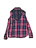 Tinsey 100% Rayon Plaid Pink Long Sleeve Blouse Size M (kids) - photo 2