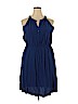 Old Navy 100% Rayon Blue Casual Dress Size XL - photo 1