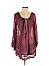 Free People 100% Viscose Burgundy Long Sleeve Blouse Size XS - Sm - photo 1