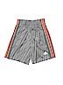 Adidas 100% Polyester Gray Athletic Shorts Size 8 - photo 1
