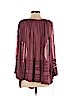 Free People 100% Viscose Burgundy Long Sleeve Blouse Size XS - Sm - photo 2