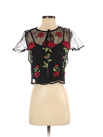 Forever 21 Short Sleeve Blouse (view 1)