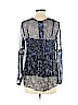 Elie Tahari Blue Long Sleeve Blouse Size S - photo 2