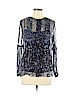 Elie Tahari Blue Long Sleeve Blouse Size S - photo 1