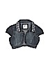 Justice Blue Denim Jacket Size 10 - photo 1