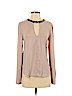 BCBGMAXAZRIA 100% Polyester Tan Long Sleeve Blouse Size XS - photo 1