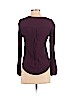 Charlotte Russe 100% Rayon Purple Long Sleeve Top Size S - photo 2