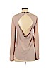 BCBGMAXAZRIA 100% Polyester Tan Long Sleeve Blouse Size XS - photo 2