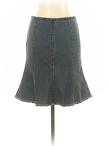 Elie Tahari Denim Skirt (view 2)