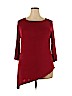 Travelers by Chico's Red 3/4 Sleeve Blouse Size XL (3) - photo 1
