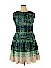Julian Taylor Green Casual Dress Size 14 - photo 1