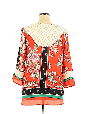 Fig & Flower Long Sleeve Blouse (view 2)