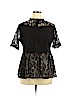 Tobrief Black Short Sleeve Blouse Size XL - photo 1
