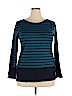 Croft & Barrow Plus Teal Long Sleeve Top Size XXL - photo 1