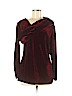 Reiss Burgundy Long Sleeve Top Size L - photo 1